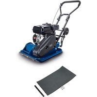 Rüttelplatte HP1400S Scheppach - 13 kN | 1400W | 25cm Verdichtungstiefe | Matte & Fahrvorrichtung Rüttelplatte HP1400S Scheppach - 13 kN | 1400W | 25cm Verdichtungstiefe | Matte & Fahrvorrichtung
