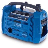 Hybrid-Kompressor Airforce 6 Scheppach - 10,3bar | ölfrei | 2 USB-Anschlüsse | 3 Antriebsarten | ohne Akku & Ladegerät Hybrid-Kompressor Airforce 6 Scheppach - 10,3bar | ölfrei | 2 USB-Anschlüsse | 3 Antriebsarten | ohne Akku & Ladegerät