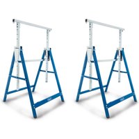 Teleskop-Arbeitsbock SET TUG200 Scheppach - Belastbarkeit 200 kg | Arbeitshöhe 800-1300 mm Teleskop-Arbeitsbock SET TUG200 Scheppach - Belastbarkeit 200 kg | Arbeitshöhe 800-1300 mm