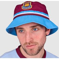 West Ham United Enjoy 28% Discount West Ham 2000 Retro Bucket Hat in ClaretBlue