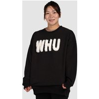 West Ham United Enjoy 25% Discount on West Ham Womens Black Applique Sweatshirt