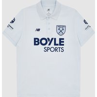 West Ham 26/27 Polo Ice Blue