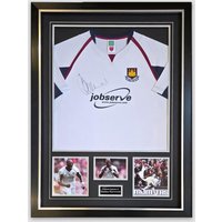 Framed Signed Harewood 2006 FA Cup Retro Shirt
