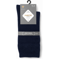 Unisex diabetes sokken dun - Marine - 39-42 - 2 paar