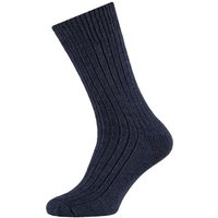 Wollarbeitsstrümpfe mit Meraklon – Dunkle Jeans – 45-47