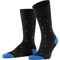 Herren Socken mit Punkten – Schwarz – 39-42