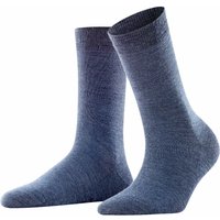Softmerino Damensocken – Dunkelblau Melange – 41-42