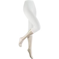 Baumwoll Capri Leggings – Weiß – L-XL