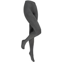 Damenstrumpfhose aus Baumwolle – Grau meliert – L-XL