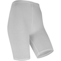 Damen Short Leggings aus Baumwolle – Weiß – XXL