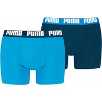 Puma Herren Everyday Basic Boxershorts 2-Pack – Speed Blau – S