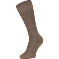 S14 VIP dünne Merino-Kniestrümpfe mit Frottee-Sohle – Chesnut – 35-38