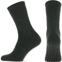 Unisex katoenen huissokken met antislip - Green - 39-42