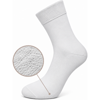Unisex diabetes sokken medium met badstofzool - White- 43-46 - 2 paar