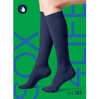 Unisex steunkousen met Aloë Vera - Marine - 45-47