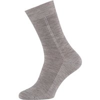 Herensokken van 42% wol – Light grey melange – 39-42