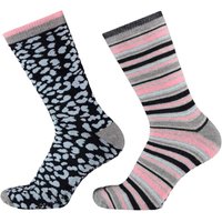 Antislip meisjes sokken met fashion print – Marine – 23-26