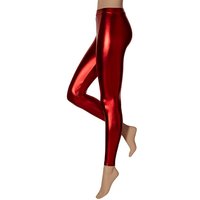 Latex dames legging – Red – S-M