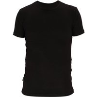 T-Shirt ronde hals Basset bamboo – Black – S