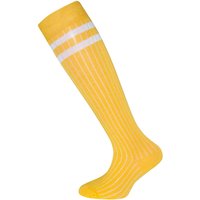 Ewers Kniekousen met rib motief 2 strepen – Yellow – 23-26