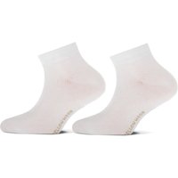 Katoenen kinder sneakersokken – White – 31-34