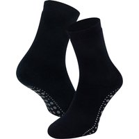 Antislip kindersokken van katoen – Marine – 31-34