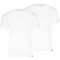 Everyday ronde hals T-shirt 2-pack – White – S