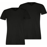 Everyday V-hals T-shirt 2-pack – Black – XL