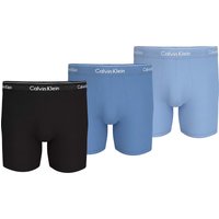 Heren boxershorts ICON brief set van 3 – Black blue – M