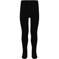 Meisjes katoenen maillot met glitter - Black - 110-116