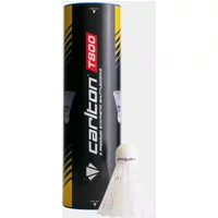 Carlton T800 Shuttlecock - White - Medium - Pack of 6