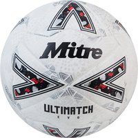 Mitre Ultimatch Evo - Size 3 - White - Pack of 12 Including Bag