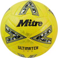 Mitre Ultimatch Evo - Yellow - Size 5 - Pack of 12 Including Bag