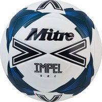 Mitre Impel One - White/Teal - Size 4 - Pack of 12 Including Bag