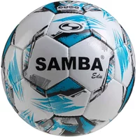 Samba Edu Football - White/Blue/Silver - Size 5