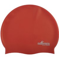 Swimtech Silicone Swim Cap - Red