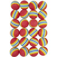 Rainbow Foam Ball Pack - 63mm - Pack of 24