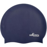 Swimtech Silicone Swim Cap - Navy Blue
