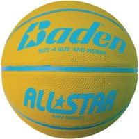 Baden All Star Basketball - Size 4 - Yellow/Blue