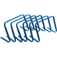 Precision Flat Hurdles - Pack of 6 - 12 Inches - Blue