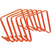 Precision Flat Hurdles - Pack of 6 - 15 Inches - Orange
