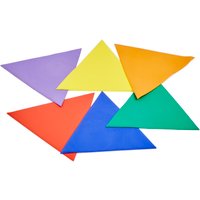 Throw Down Spots - Triangles and Squares - 18 Piece