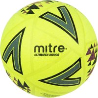 Mitre Ultimatch Indoor Football - Yellow/Black - Size 5