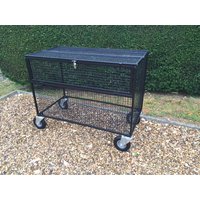 Lockable Trolley - Outdoor Wheels - Black