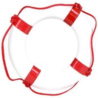 Rescue Buoy - Red/White - Large