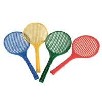 Short Tennis Plastic Racquets - Pack of 4
