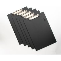 PVC Standard Clipboard A4 - Pack of 10 - Black