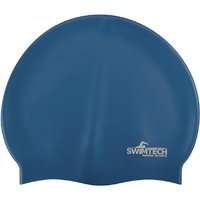 Swimtech Silicone Swim Cap - Blue