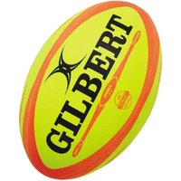 Gilbert Omega Match Rugby Ball - Yellow - Size 5