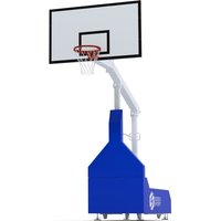 Mobile foldable competition basketball backstop, projection 1.2m